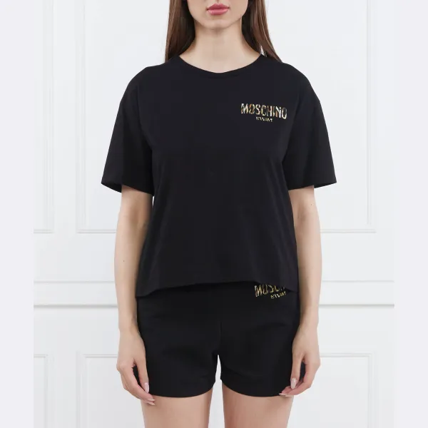 

Футболка стандартного кроя Moschino, черный