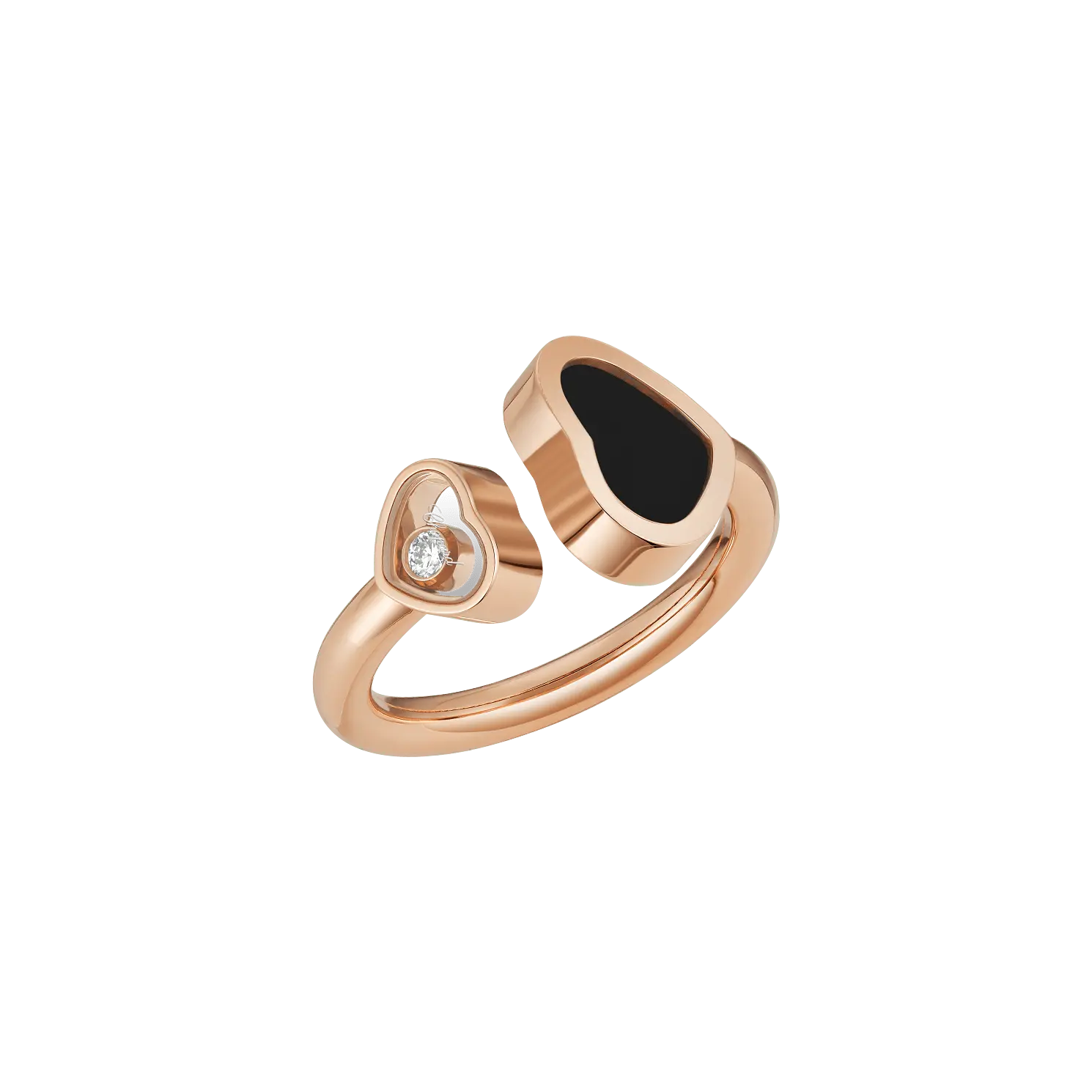 

Кольцо Chopard Happy Hearts - Кольцо, розовое золото, бриллиант, оникс