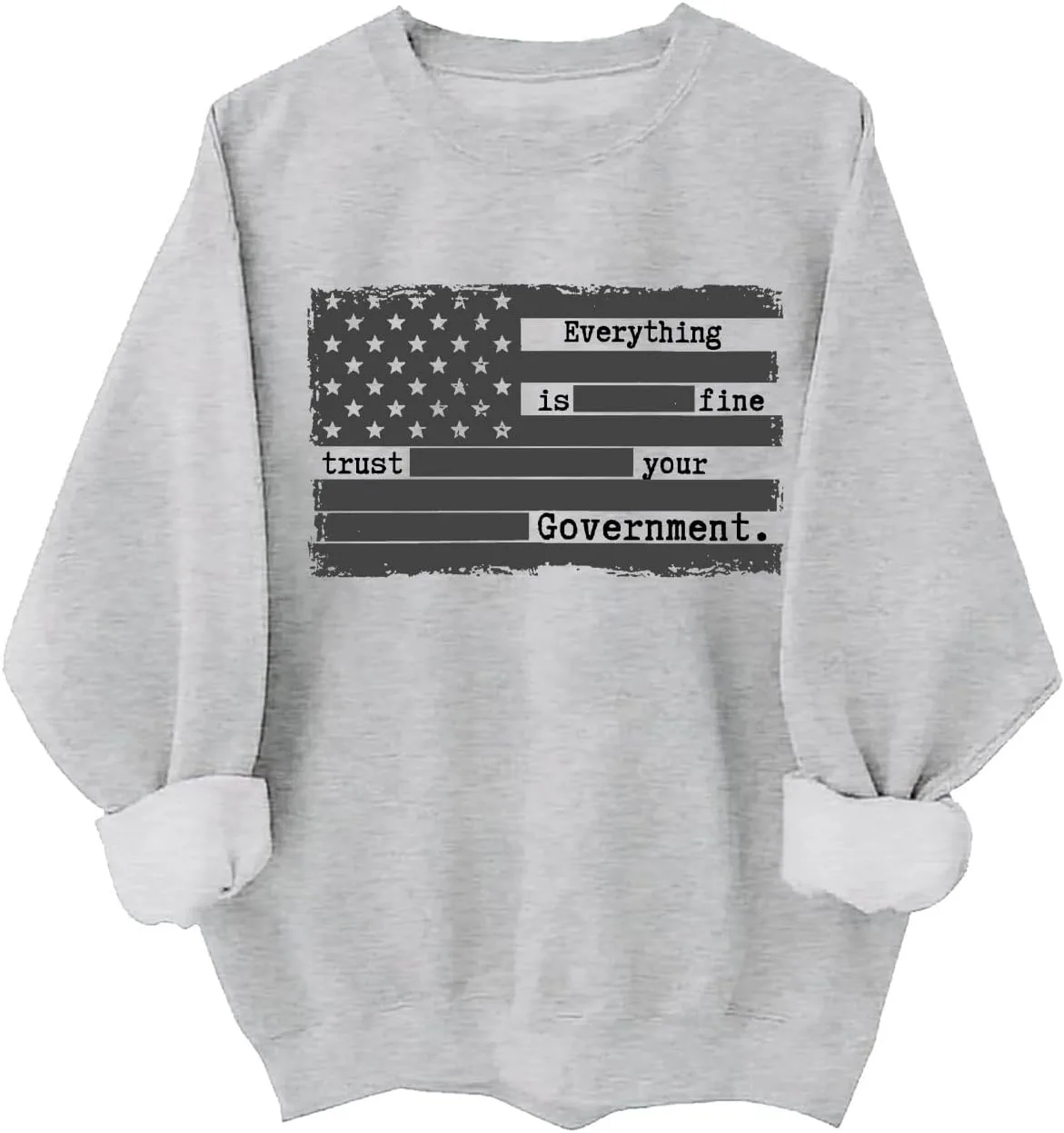 

Толстовка Everything Is Fine Trust Your Government ClothKey