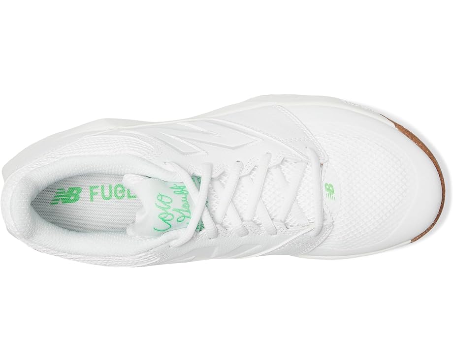 Кроссовки New Balance FuelCell Delray V2, цвет White/Green Apple — фото 2