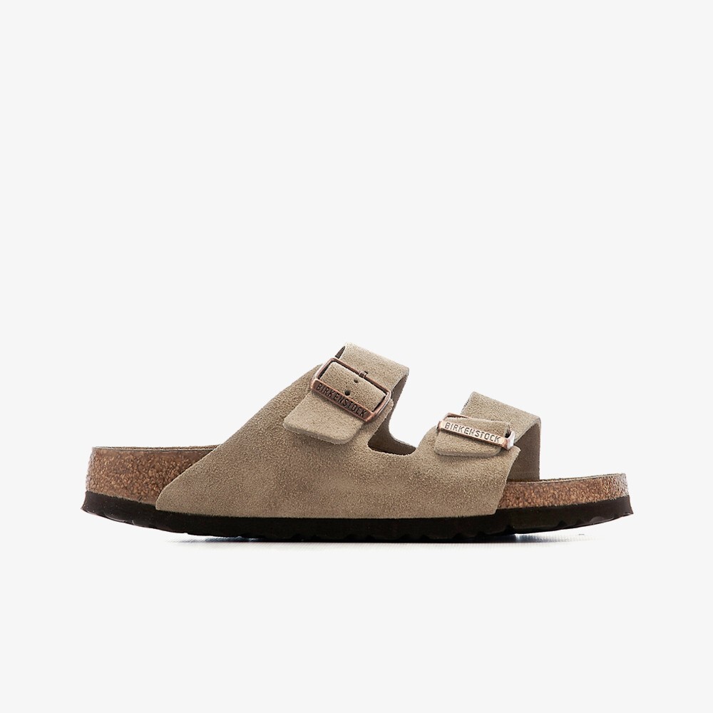 

Кроссовки Arizona Suede Leather 'Taupe' BIRKENSTOCK, серый
