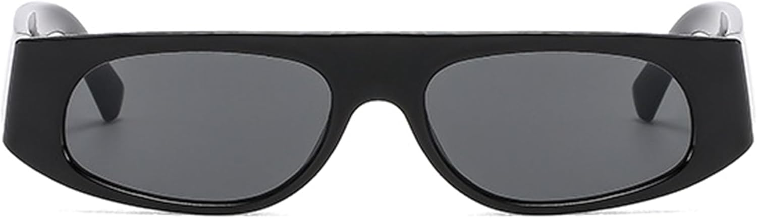 

Солнцезащитные очки Bullabulling в стиле ретро, ​​маленькие прямоугольные, для женщин и мужчин, узкие, винтажные, 90-е, прямоугольные, с защитой от УФ-излучения UV400, C6