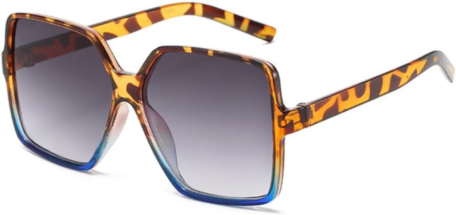 

Винтажные квадратные солнцезащитные очки для женщин, градиентные солнцезащитные очки класса люкс с защитой от УФ-излучения UV400, увеличенного размера, модные очки для женщин LJTJTAV, C5