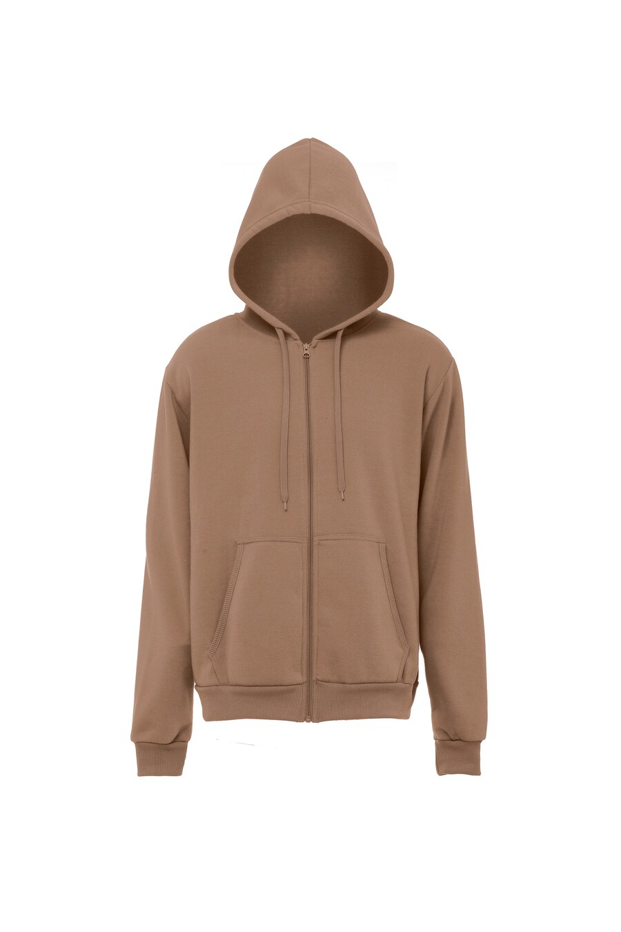 

Толстовка с капюшоном на молнии MO Zip-Up Hoodie, светло-коричневый