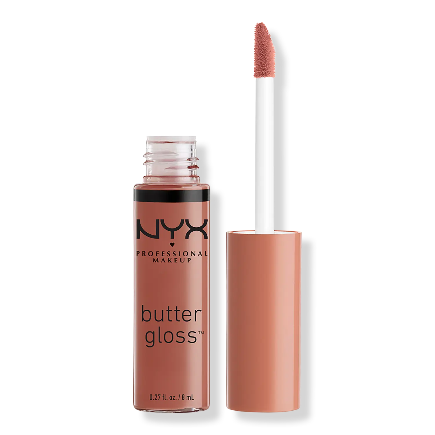 

Нелипкий блеск для губ Butter Gloss NYX Professional Makeup, Praline (deep nude)