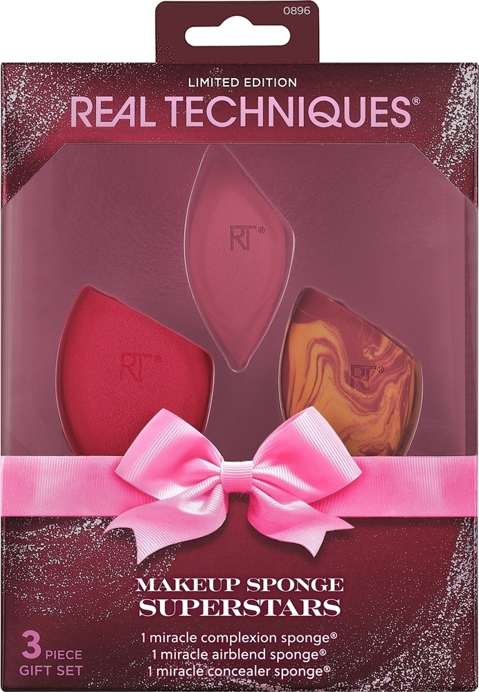 

Набор аппликаторов для макияжа Superstars Sponge Sponge для лица Real Techniques, 3 шт