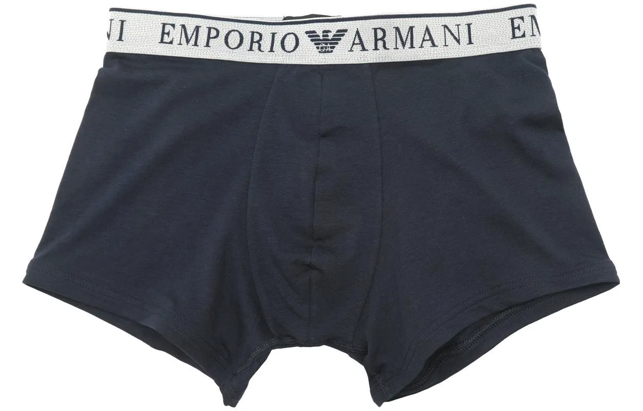 Боксеры Emporio Armani 2 шт темно-синий и темно-красный — фото 4