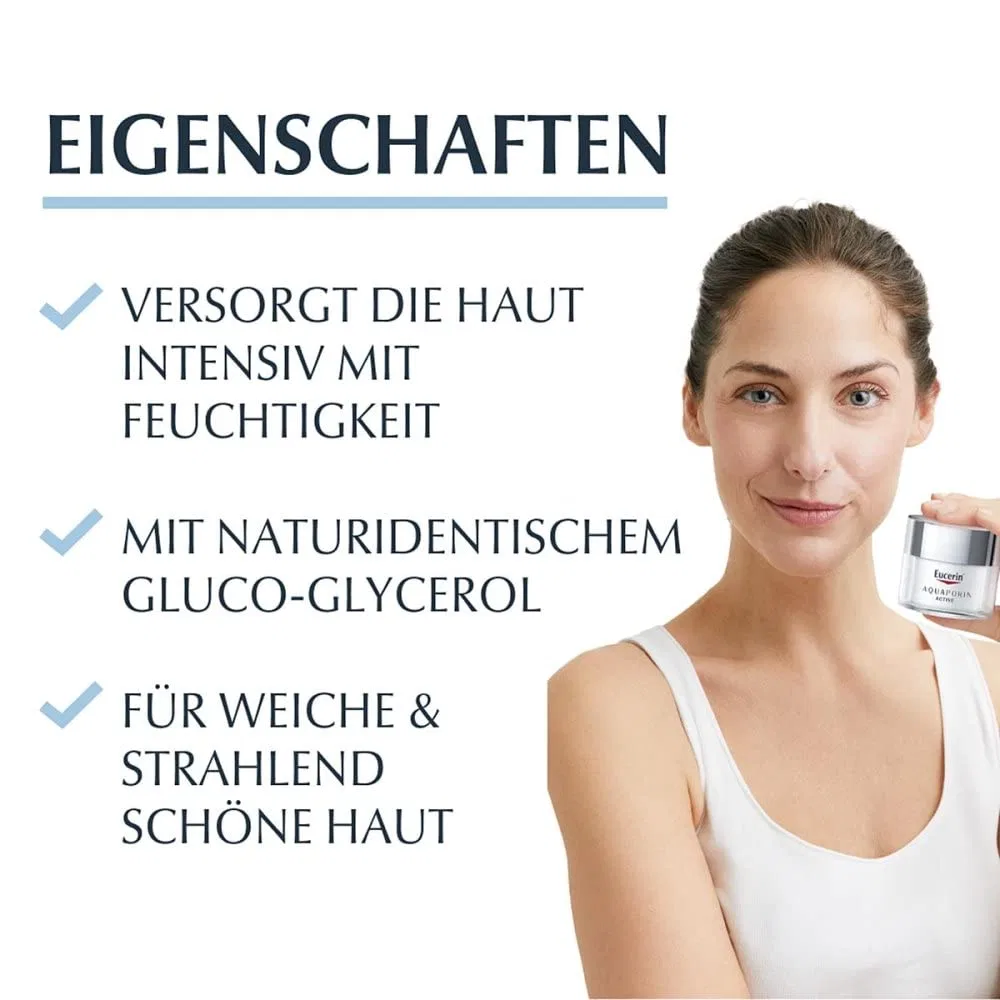 Крем для лица Eucerin — Дневной увлажняющий «Aquaporin Active» для сухой кожи от — фото 2