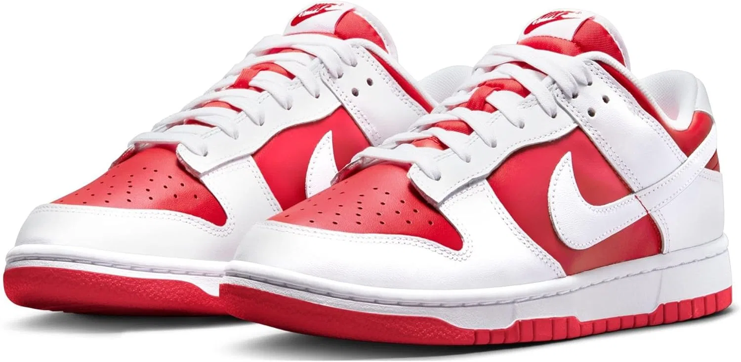 Мужские кроссовки для скейтбординга Nike Dunk Low Retro, красный — фото 3