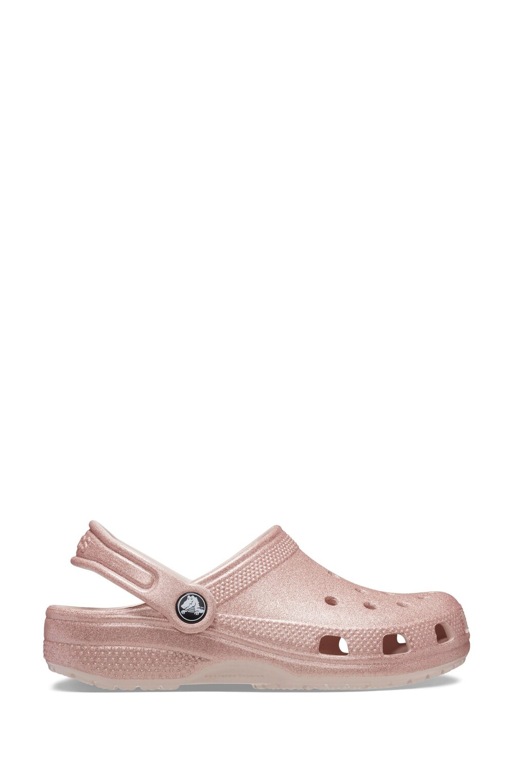 

Классические детские сабо с блестками Crocs, розовый