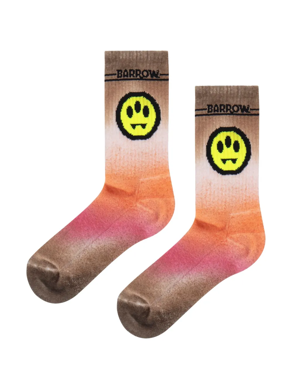 

Носки с вышитым логотипом Barrow kids, коричневый