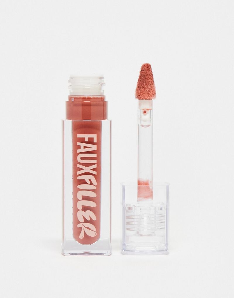 

Huda Beauty – Faux Filler – Блеск для губ в оттенке Foxy, Foxy