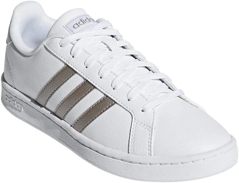 Кроссовки теннисные adidas, цвет White/Platinum Metallic/White — фото 4