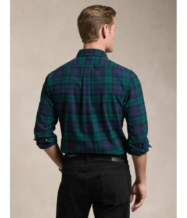 Рубашка custom fit Polo Ralph Lauren, темно-синий — фото 3