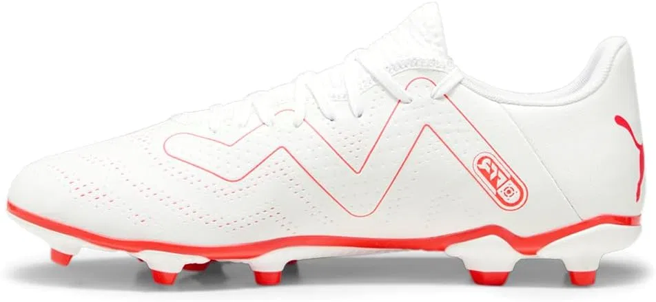 Мужские кроссовки PUMA Future Play для твердого грунта/искусственного покрытия, Puma White Fire Orchid — фото 4