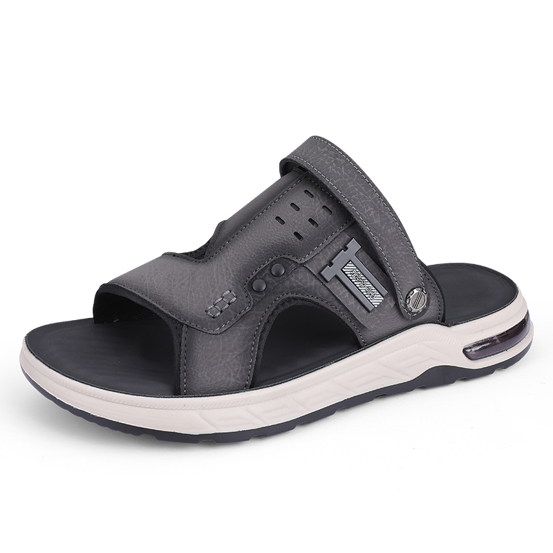 

LONGYING Мужские пляжные сандалии Black/Gray - Gray, цвет Gray