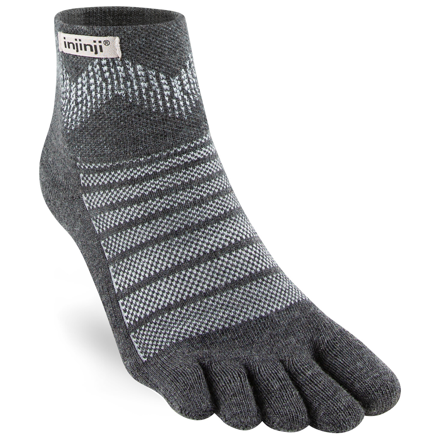 

Походные носки Injinji Outdoor Midweight Mini Crew Wool, цвет Slate, Серый, Походные носки Injinji Outdoor Midweight Mini Crew Wool, цвет Slate