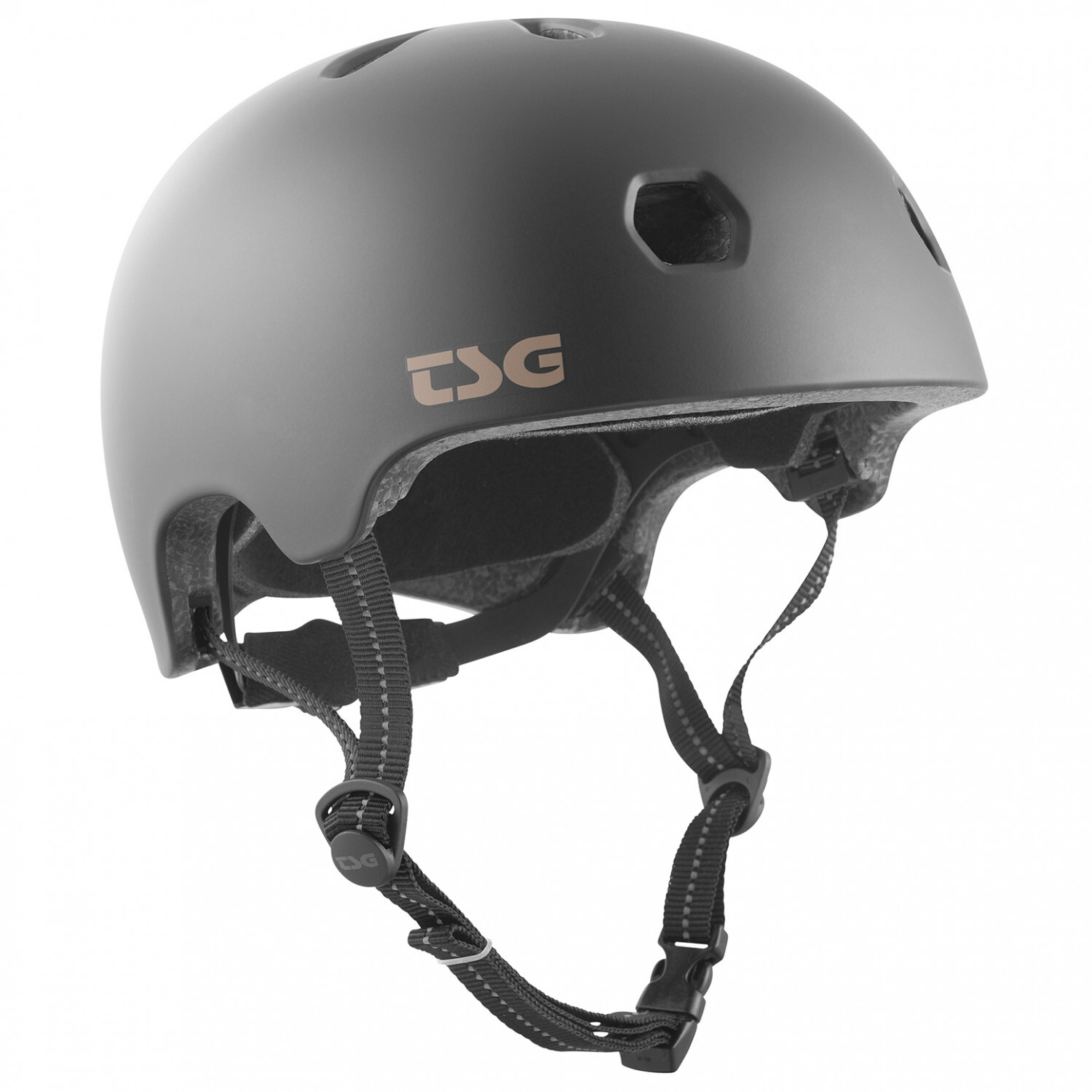 

Велосипедный шлем Tsg Meta Solid Color, цвет Satin Black, Серый, Велосипедный шлем Tsg Meta Solid Color, цвет Satin Black