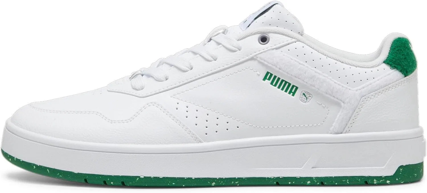 Кроссовки PUMA Unisex Court Classic Better Trainers, Puma White Archive Green