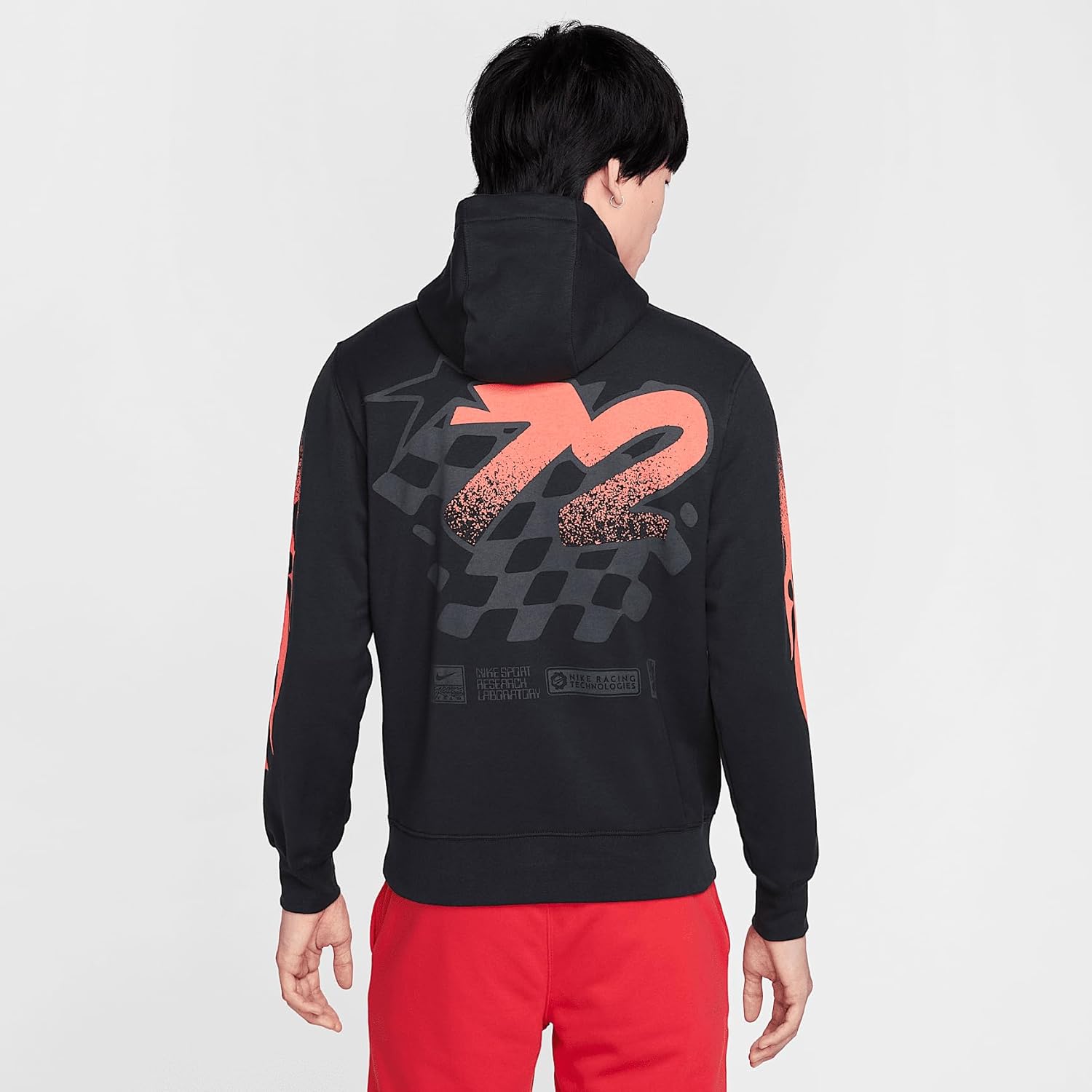 

Толстовка Nike для гоночной команды с капюшоном для мужчин, Black/Red