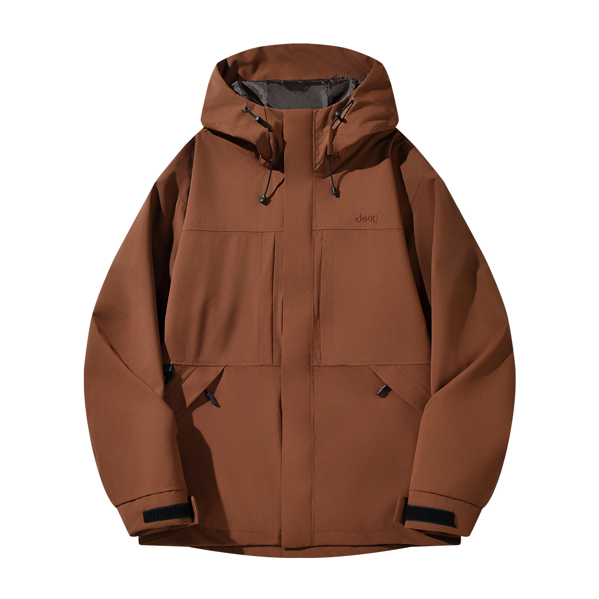 

Ветровка Unisex Waterproof And Windproof для сохранения тепла Jeep, coffee (single jacket)