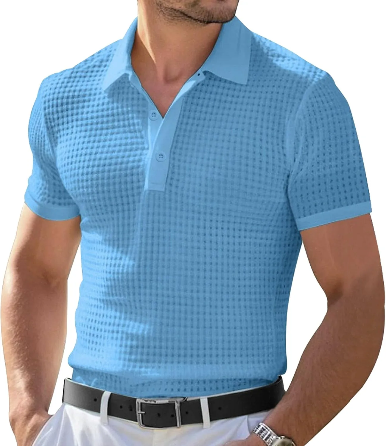 

Мужская поло Slim Fit с классическим плетением Maiyifu-GJ