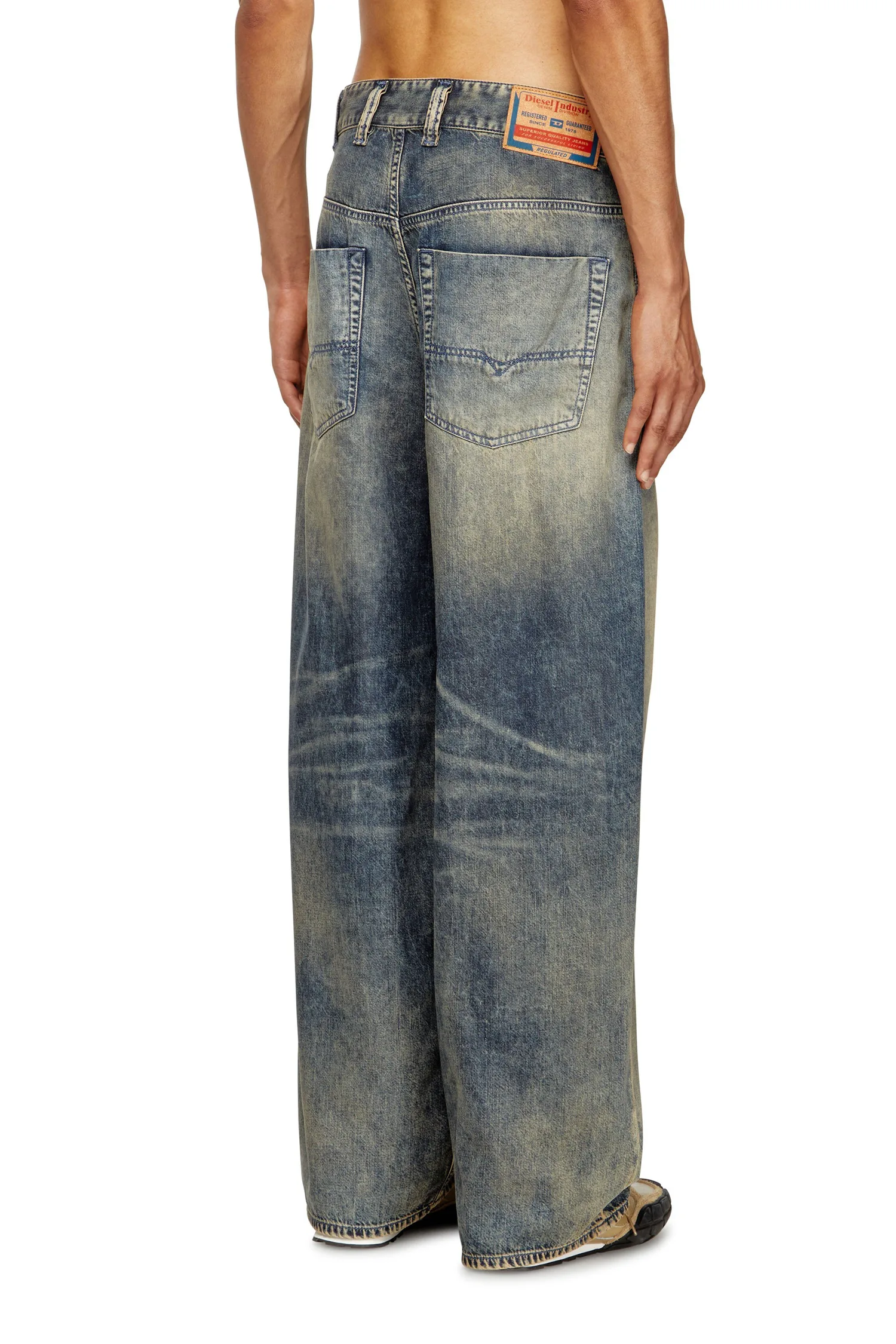Мужские свободные джинсы 1997 D-ENIM-M Diesel, Light Indigo Blue — фото 4