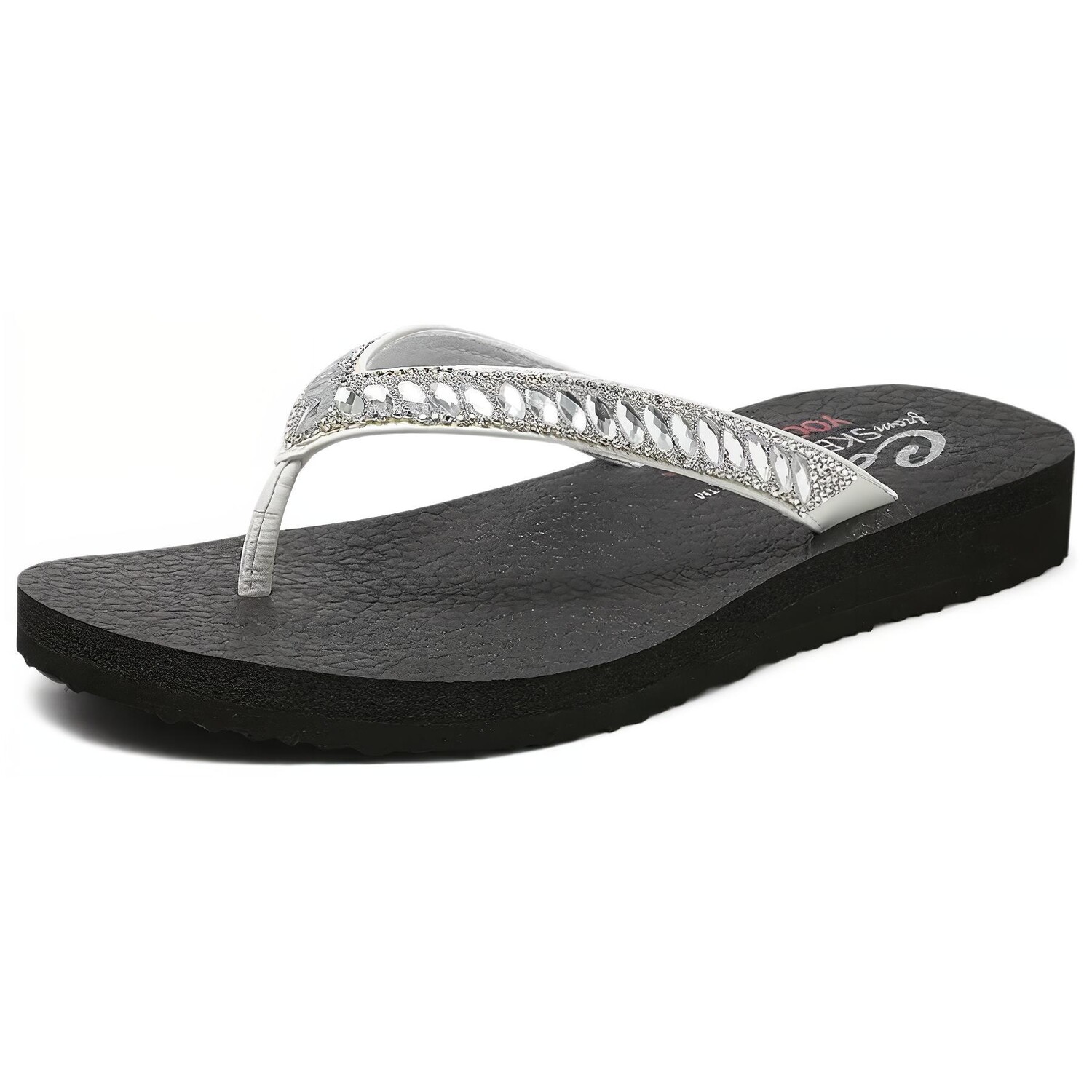 

Шлепанцы для медитации женские черные Skechers