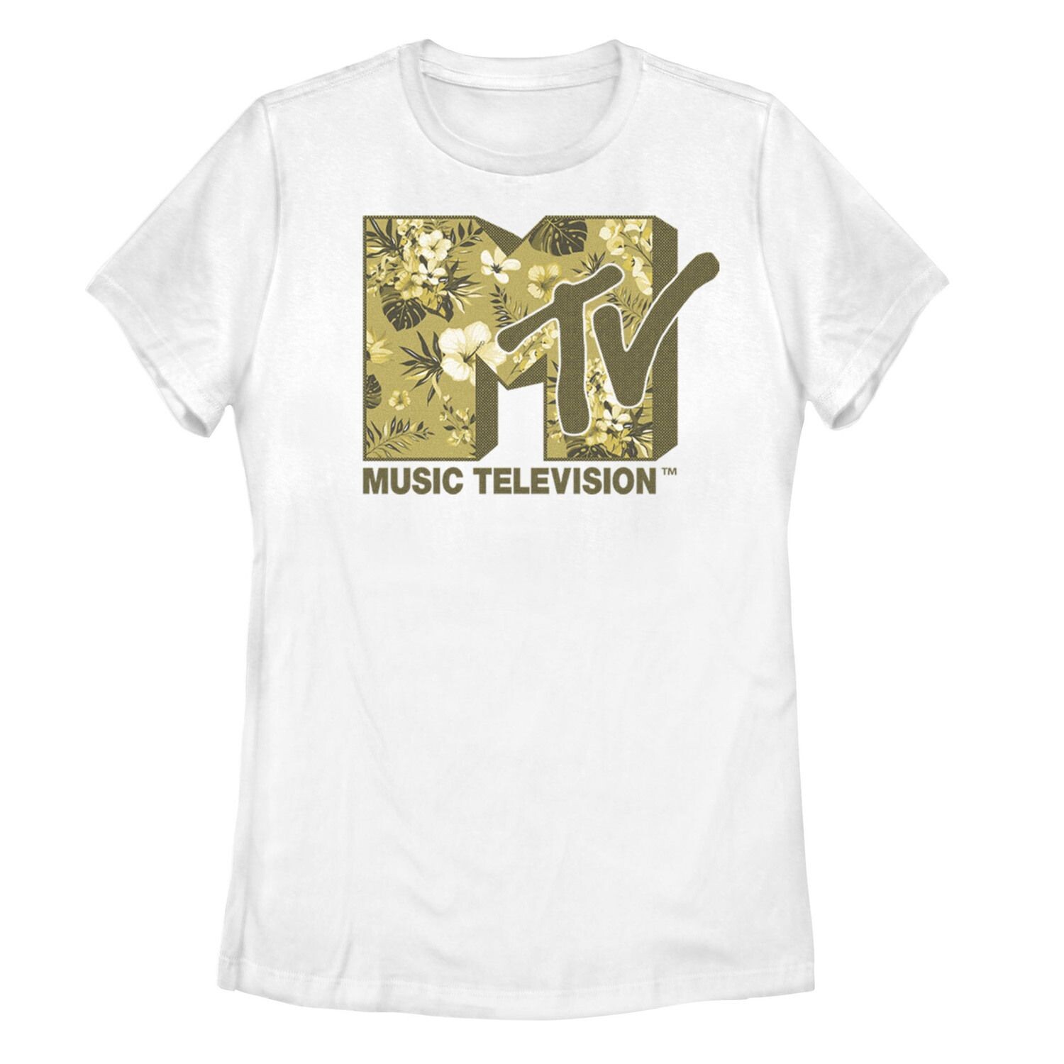 

Детская футболка с логотипом MTV Vintage Bahama Fill Licensed Character, белый