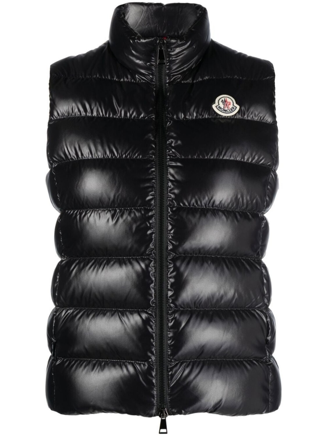 

Moncler дутый жилет Ghany, черный