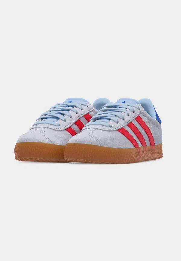 Кроссовки gazelle Adidas Originals, Crystal Sky/Semi Lucid Red/Bluebird — фото 3