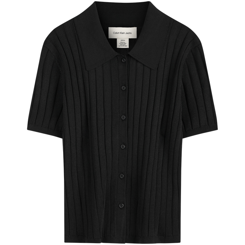 Calvin Klein SS25 Вязаный свитер Women's Black