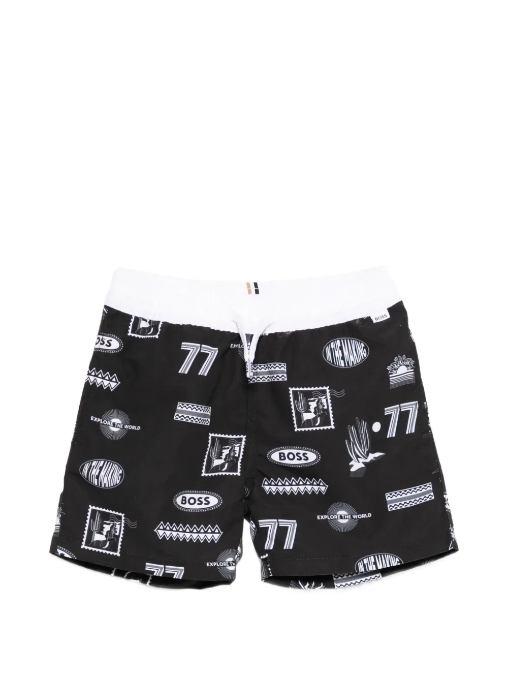Плавки с принтом Boss Kidswear, черный
