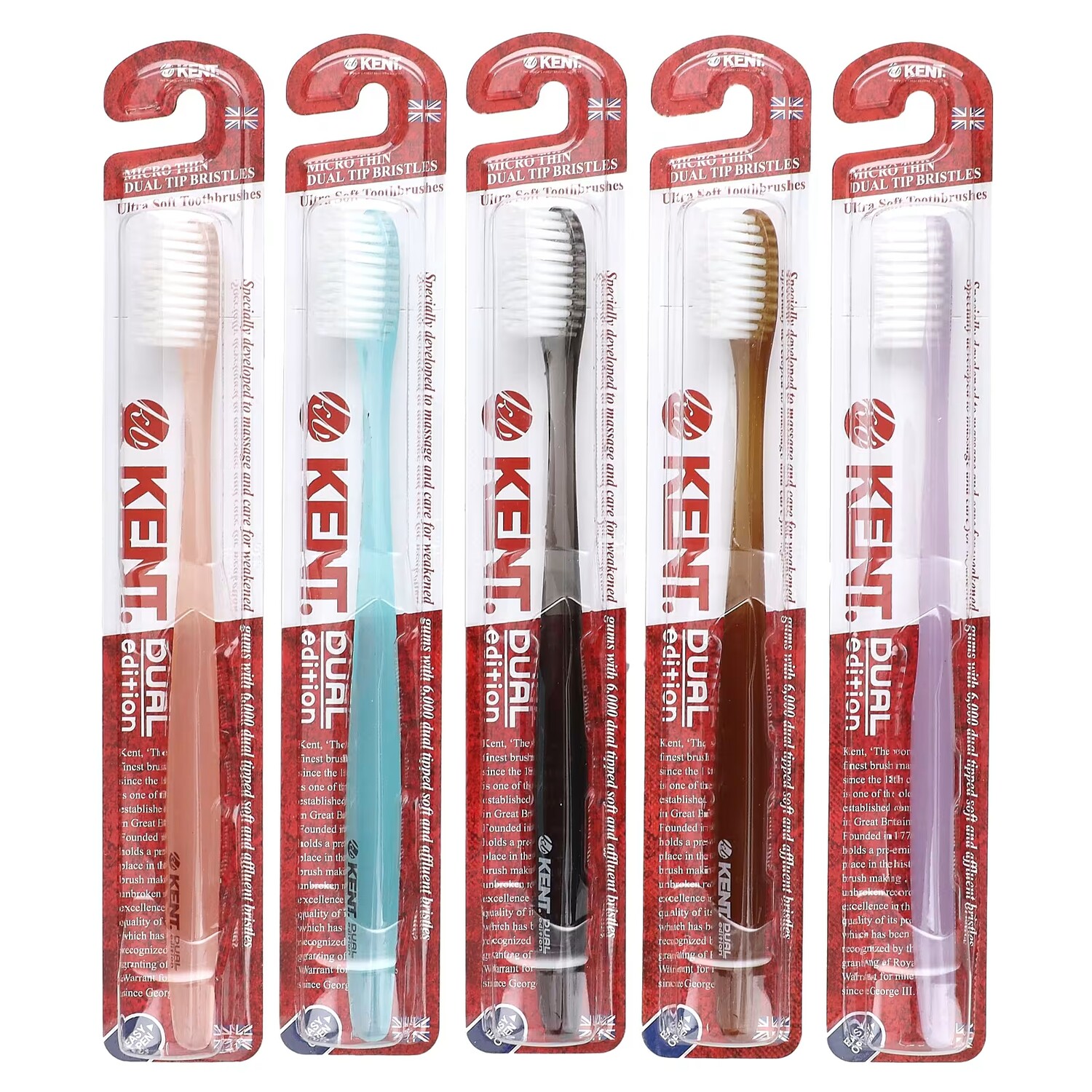 

Зубные щетки Kent Ultra Soft Dual Edition 5