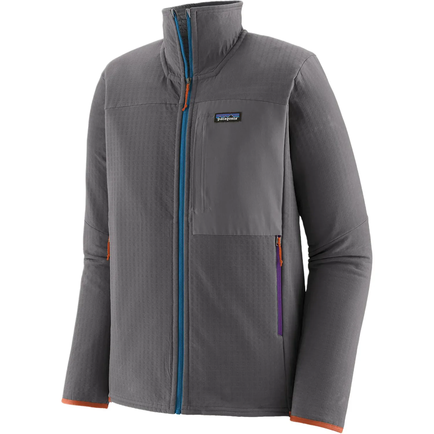 Куртка с капюшоном R2 TechFace на молнии Patagonia, Waterfall Green/CASG — фото 3