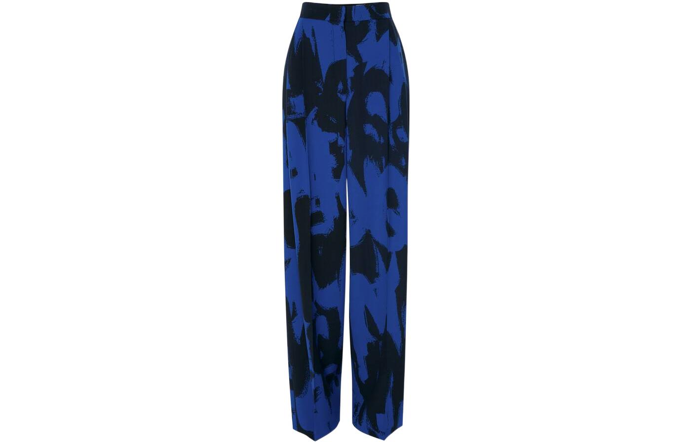 Alexander McQueen Вязаные спортивные штаны FW22 женские blue — фото 3