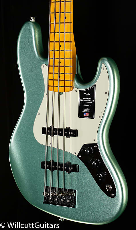 

Басс гитара Fender American Professional II Jazz Bass V Maple Fingerboard Mystic Surf Green