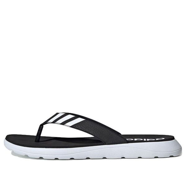 

Тапочки comfort sandal 'black white' Adidas, черный