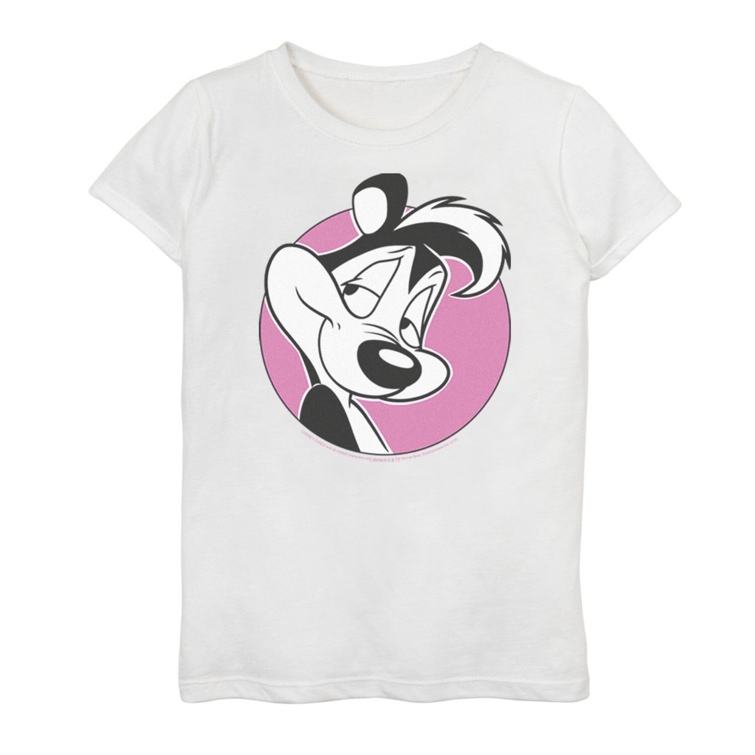 

Розовая футболка с изображением портрета и портрета Looney Tunes Pepe Le Pew для девочек 7–16 лет Licensed Character, Розовый, Розовая футболка с изображением портрета и портрета Looney Tunes Pepe Le Pew для девочек 7–16 лет Licensed Character