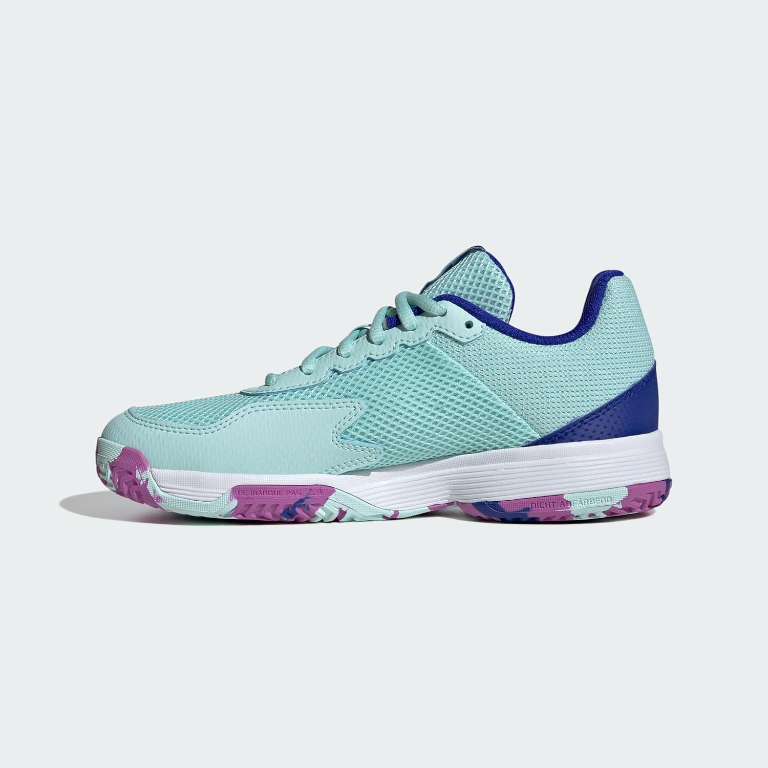 Мужские теннисные кроссовки Adidas Court Flash, синий/фиолетовый — фото 3