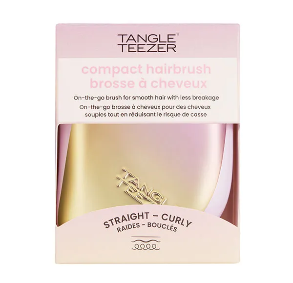 

Мини-щетка для волос Compact Tangle Teezer, цвет lila-amarillo