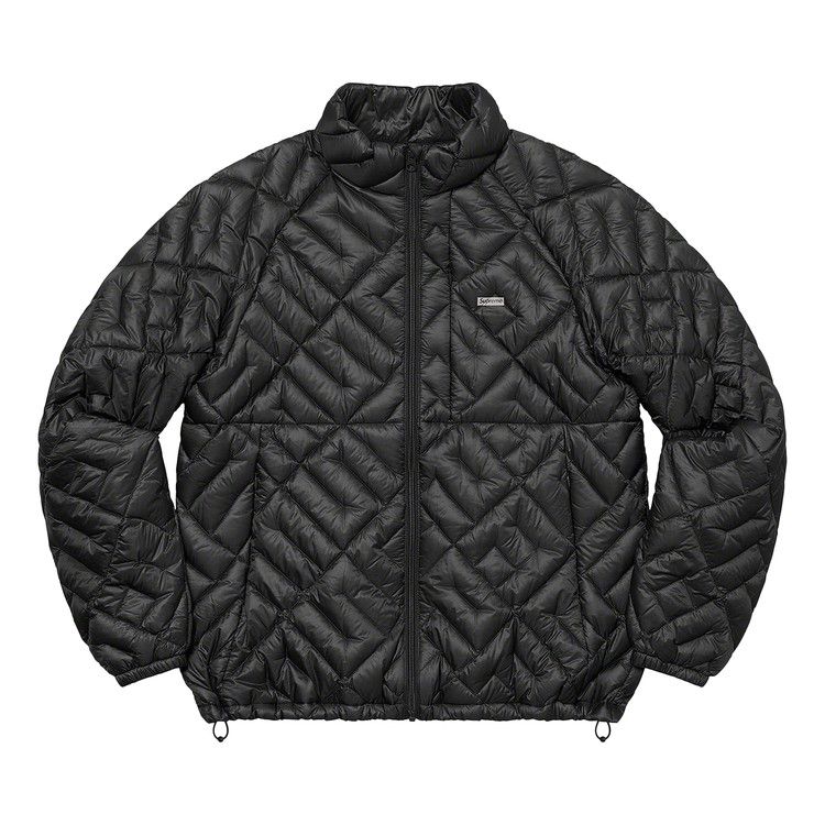 

Куртка Supreme Spellout Quilted Lightweight Down Jacket, Black