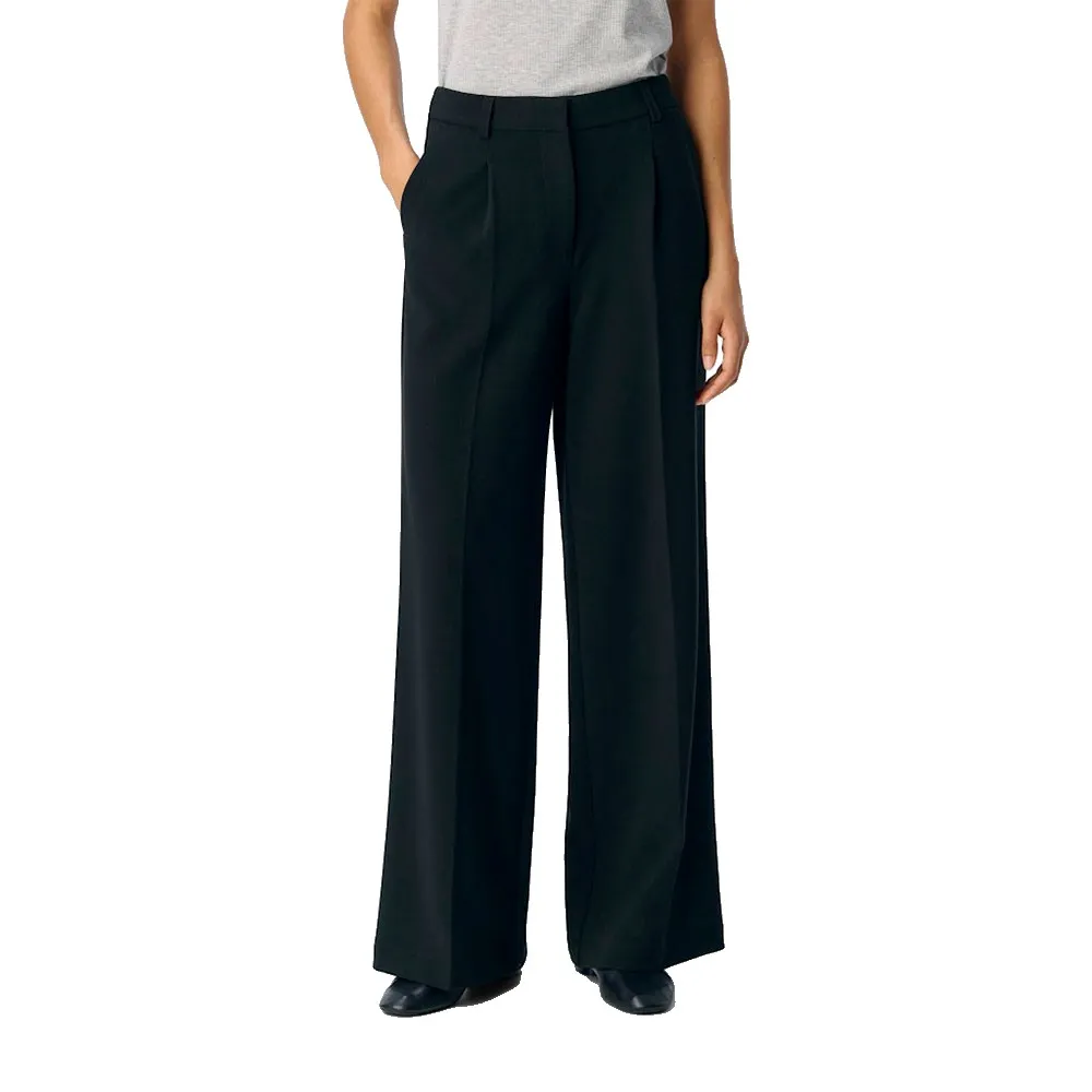 

Брюки Object Ivy Wide Leg Fit, черный