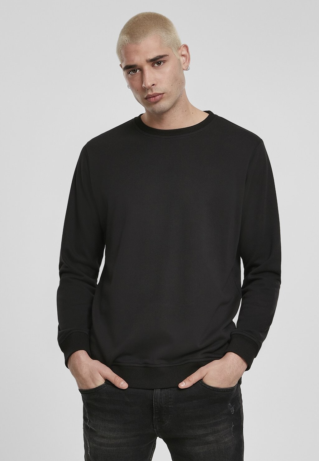 

Толстовка BASIC TERRY CREW Urban Classics, цвет black