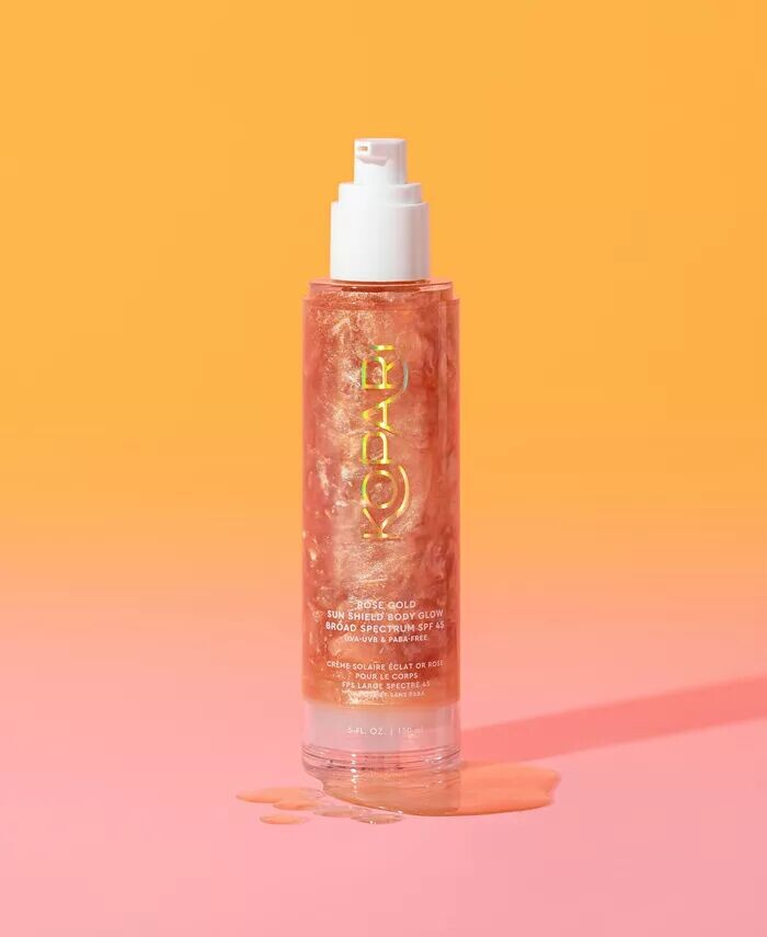 Солнцезащитный крем Golden Amber Sun Shield Body Glow SPF 30, 5 унций Kopari Beauty — фото 3