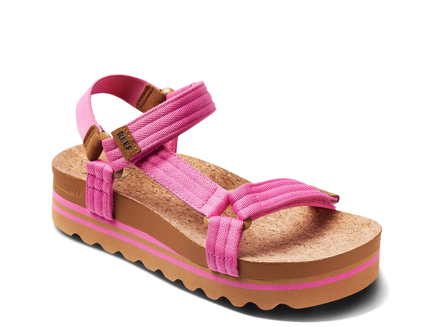 

Сандалии Cushion Rem Hi Platform Sandal Reef, розовый