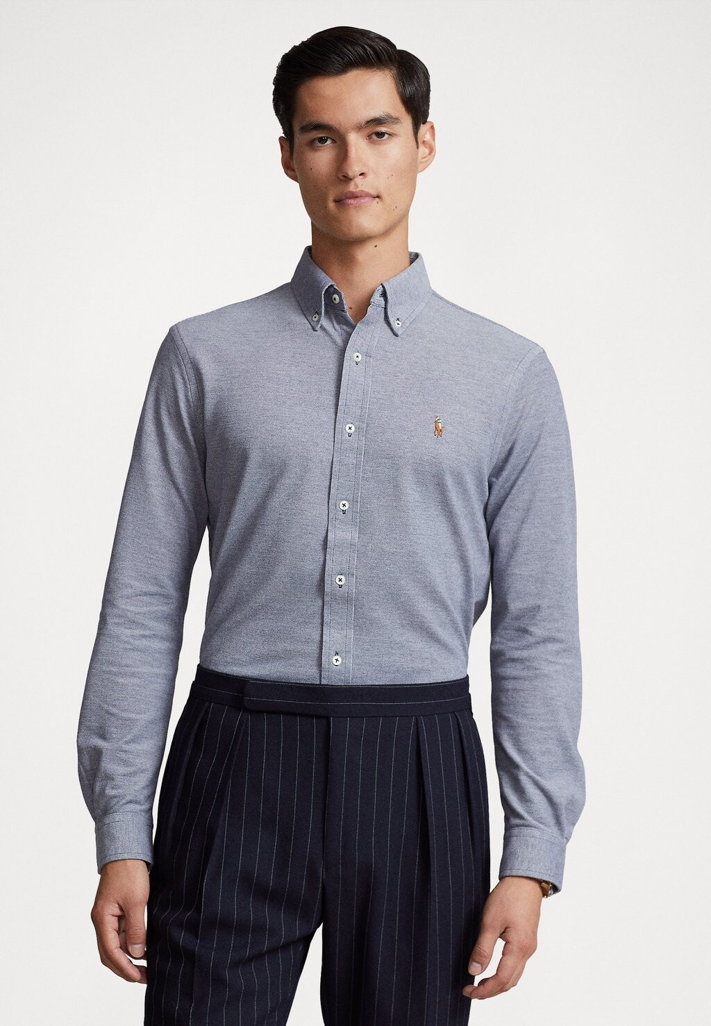 

Рубашка LONG SLEEVE SPORT Polo Ralph Lauren, темно-синий Ньюпорт/разноцветный