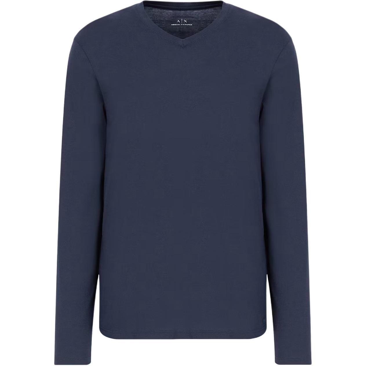 

ARMANI EXCHANGE Футболка AE мужская морская синяя, Синий, ARMANI EXCHANGE Футболка AE мужская морская синяя