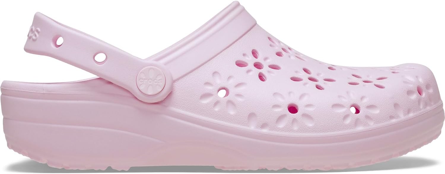 

Унисекс сабо Crocs Classic с цветочным принтом, розовый