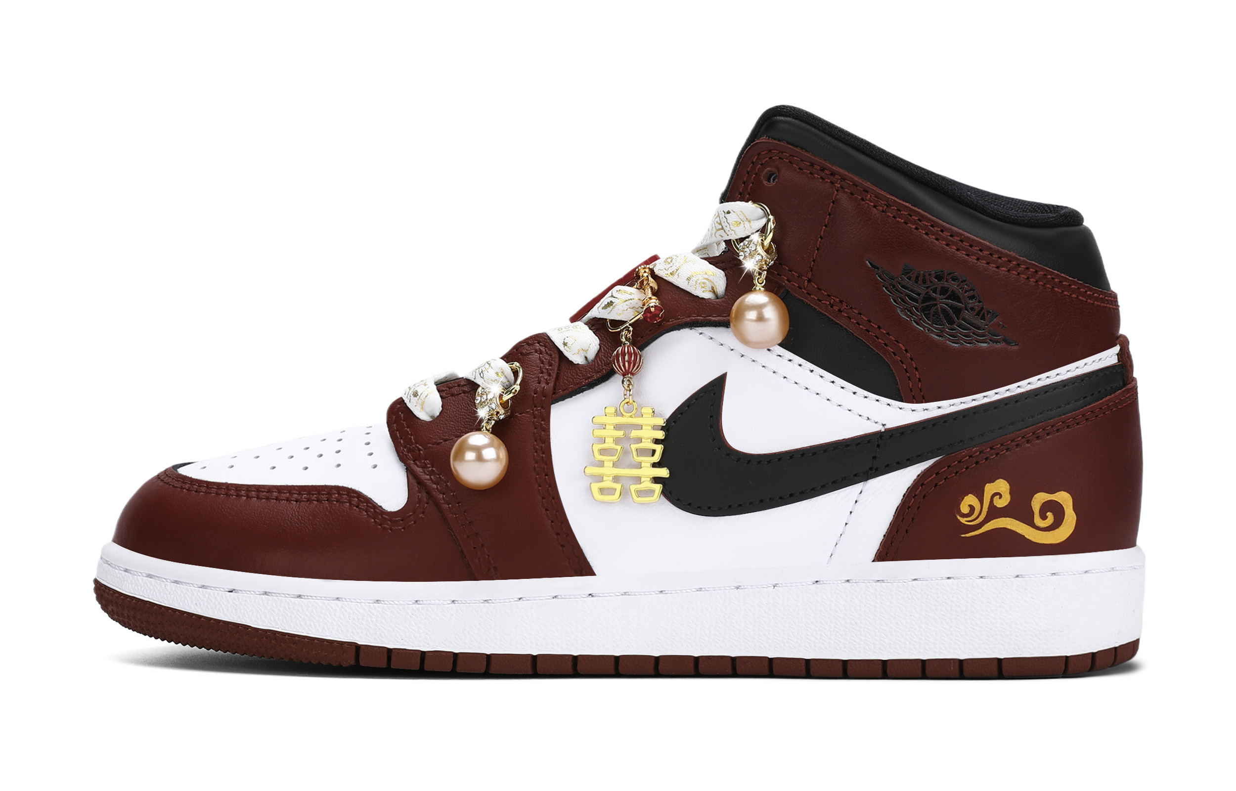 

Jordan Кроссовки Air 1 Lightweight Mid top Vintage Basketball Unisex Red